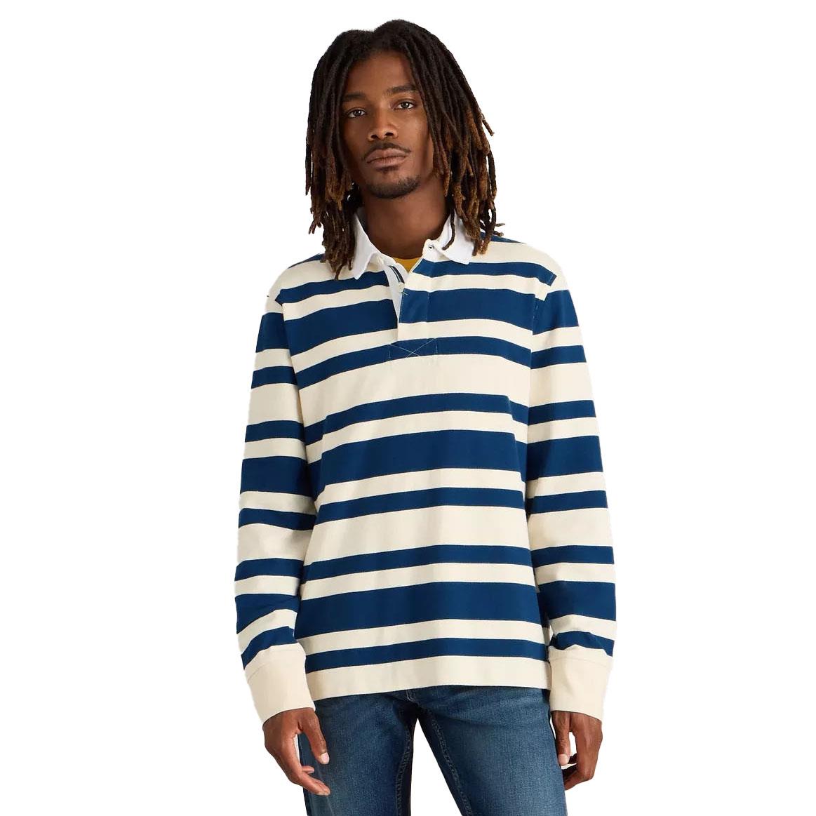 White Stuff Ls Stripe Rugby Shirt